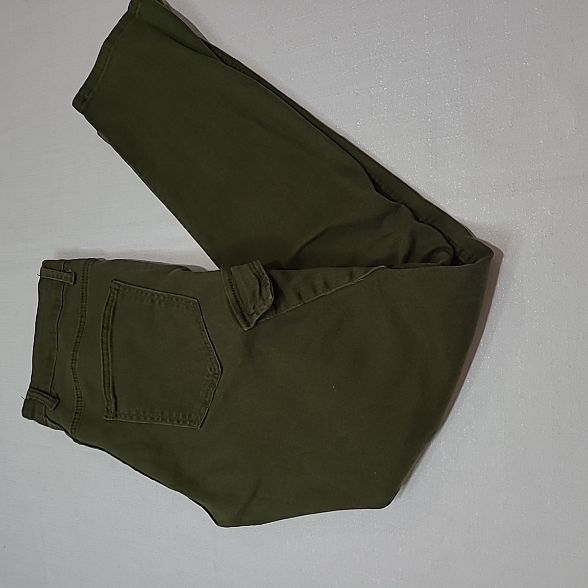 Mens Moto Green Jeans